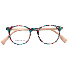 Load image into Gallery viewer, Women Optical Eyeglass Frames Men Round Glasses Frame Tortoise Floral Red Green Prescription Spectacles Vintage Eyewear