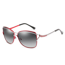 Load image into Gallery viewer, Women Polarized Sunglasses Big Frame Red Purple Sun Glasses Fashionable Classic Gradient Sunglasses Driving Eyewear Brand Design