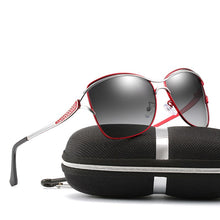 Load image into Gallery viewer, Women Polarized Sunglasses Big Frame Red Purple Sun Glasses Fashionable Classic Gradient Sunglasses Driving Eyewear Brand Design