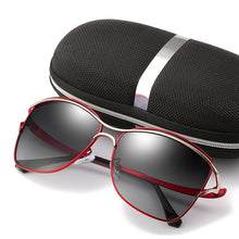 Load image into Gallery viewer, Women Polarized Sunglasses Big Frame Red Purple Sun Glasses Fashionable Classic Gradient Sunglasses Driving Eyewear Brand Design