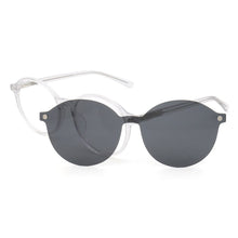 Load image into Gallery viewer, Women Polarized Sunglasses Classic Round 2 in 1 Magnetic Clip On Sunglasses Men Retro Rx Eyeglass Frames Optical clips Eyewear