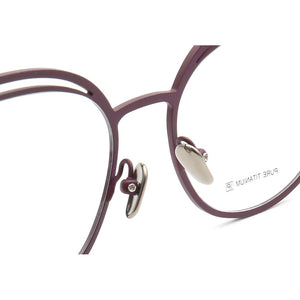 Women Pure Titanium Cat-eye eyeglass frames women Thin Retro Metal glasses Butterfly Full-Rim Lightweight Fashion eyeglasses