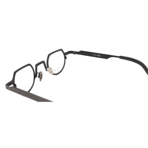 Women Pure Titanium Glasses Frame Men Round Eyeglasses Frames Optical Vintage Retro Premium Prescription Eyeglass Frames Gold