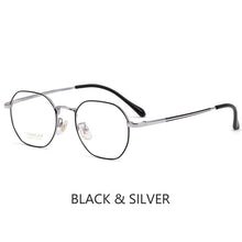 Load image into Gallery viewer, Women Pure Titanium Optical Glasses Frame Comfortable Ultra-light Polygon Men Myopia Hyperopia Prescription Spectacle Frame
