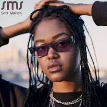 Load image into Gallery viewer, Women Rectangle Vintage Sunglasses Men Brand Designer Retro Punk Sun Glasses Female Lady Eyeglass Square Steampunk