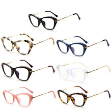 Carica l&#39;immagine nel visualizzatore di Gallery, Women Retro Sexy Eyeglasses Frame  Cat Eye Clear Lens ladies Eye Glasses