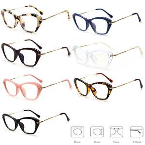 Women Retro Sexy Eyeglasses Frame  Cat Eye Clear Lens ladies Eye Glasses