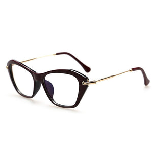 Women Retro Sexy Eyeglasses Frame  Cat Eye Clear Lens ladies Eye Glasses