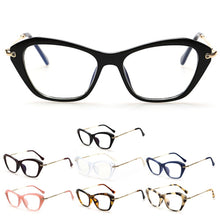 Carica l&#39;immagine nel visualizzatore di Gallery, Women Retro Sexy Eyeglasses Frame  Cat Eye Clear Lens ladies Eye Glasses