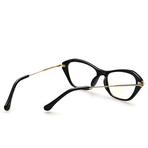 Women Retro Sexy Eyeglasses Frame  Cat Eye Clear Lens ladies Eye Glasses