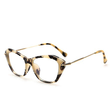Carica l&#39;immagine nel visualizzatore di Gallery, Women Retro Sexy Eyeglasses Frame  Cat Eye Clear Lens ladies Eye Glasses