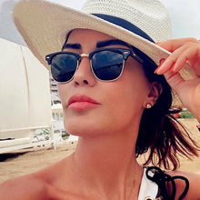 Load image into Gallery viewer, Women Retro Sunglasses  2023 Brand Designer Classic Sun glasses Woman Mirror Lunette Soleil Femme UV400