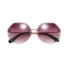Load image into Gallery viewer, Women Rimless Gradient Sun Glasses Sunglasses Shades Cutting Lens Ladies Frameless Metal Eyeglasses UV400