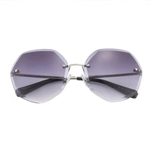 Load image into Gallery viewer, Women Rimless Gradient Sun Glasses Sunglasses Shades Cutting Lens Ladies Frameless Metal Eyeglasses UV400