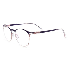 Load image into Gallery viewer, Women Round Eyeglass frame Men metal stainless steel glasses frame Vintage light eyeglasses frames thin Rx eyewear