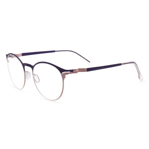 Women Round Eyeglass frame Men metal stainless steel glasses frame Vintage light eyeglasses frames thin Rx eyewear