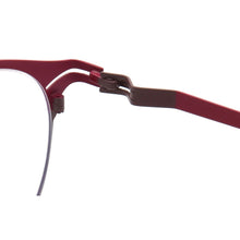 Load image into Gallery viewer, Women Round Eyeglass frame Men metal stainless steel glasses frame Vintage light eyeglasses frames thin Rx eyewear