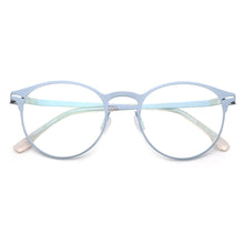 Load image into Gallery viewer, Women Round Eyeglass frame Men metal stainless steel glasses frame Vintage light eyeglasses frames thin Rx eyewear
