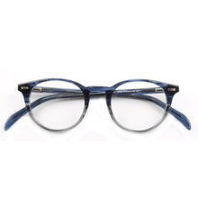 Load image into Gallery viewer, Women Round Glasses Frames Men Classic Optical Myopia Eyeglass Frame Light Acetate Prescription Eyewear Tortoise Blue Eyeglasses