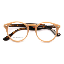 Load image into Gallery viewer, Women Round Glasses Frames Men Optical Eyeglass Frames Blue Navy Yellow Purple Pink Clear Acetate Prescription Eyewear