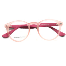 Load image into Gallery viewer, Women Round Glasses Frames Men Optical Eyeglass Frames Blue Navy Yellow Purple Pink Clear Acetate Prescription Eyewear