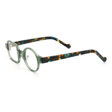 Load image into Gallery viewer, Women Round Glasses frame Men Square Crazy Nerd Mismatch Eyeglasses Frames Vintage Tortoise Eyeglass frame Rx Spectacles