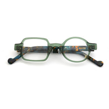 Load image into Gallery viewer, Women Round Glasses frame Men Square Crazy Nerd Mismatch Eyeglasses Frames Vintage Tortoise Eyeglass frame Rx Spectacles