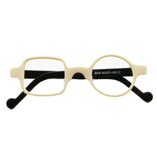 Load image into Gallery viewer, Women Round Glasses frame Men Square Crazy Nerd Mismatch Eyeglasses Frames Vintage Tortoise Eyeglass frame Rx Spectacles