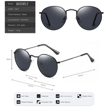 Load image into Gallery viewer, Women Round HD Polarized Sunglasses for Men Women Rays Brand Designer Beach Sun Glasses Retro Goggle UV400 Gafas De Sol