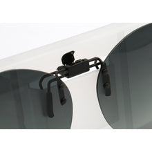 Load image into Gallery viewer, Women Round Polarized Clip on sunglasses flip up men  oval  UV400 driving fishing night vision sunglasses clip on lenses
