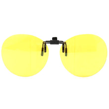 Load image into Gallery viewer, Women Round Polarized Clip on sunglasses flip up men  oval  UV400 driving fishing night vision sunglasses clip on lenses