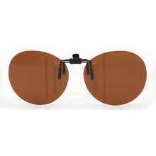 Load image into Gallery viewer, Women Round Polarized Clip on sunglasses flip up men  oval  UV400 driving fishing night vision sunglasses clip on lenses
