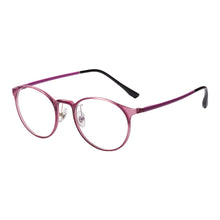 Load image into Gallery viewer, Women Round Ultem Lightweight Full Rim Small Glasses Frame For Prescription Lenses Myopia Presbyopia Multifocal Lens