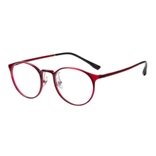Load image into Gallery viewer, Women Round Ultem Lightweight Full Rim Small Glasses Frame For Prescription Lenses Myopia Presbyopia Multifocal Lens