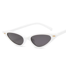 Load image into Gallery viewer, Women Sexy Cat Eye Sunglasses Brand Designer Small Triangle Vintage Sun Glasses Retro Cateye Eyewear Purple Black Sunglass