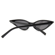 Load image into Gallery viewer, Women Sexy Cat Eye Sunglasses Brand Designer Small Triangle Vintage Sun Glasses Retro Cateye Eyewear Purple Black Sunglass