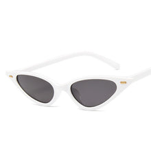 Load image into Gallery viewer, Women Sexy Cat Eye Sunglasses Brand Designer Small Triangle Vintage Sun Glasses Retro Cateye Eyewear Purple Black Sunglass