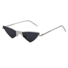 Load image into Gallery viewer, Women Small Cat Eye Sunglasses  Brand Cool Sexy Triangle Sun Glasses Female Clear Lens Metal Glasses Eyewear UV400