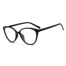 Carica l&#39;immagine nel visualizzatore di Gallery, Women Spectacle Glass frame Anti Blu Rays Blue Light Blocking Female clear lens Girls nerd black red optical eyeglasses frame