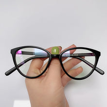 Carica l&#39;immagine nel visualizzatore di Gallery, Women Spectacle Glass frame Anti Blu Rays Blue Light Blocking Female clear lens Girls nerd black red optical eyeglasses frame