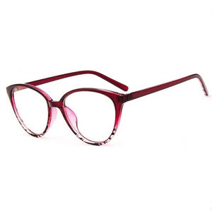 Women Spectacle Glass frame Anti Blu Rays Blue Light Blocking Female clear lens Girls nerd black red optical eyeglasses frame
