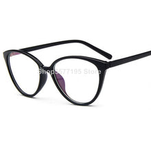 Carica l&#39;immagine nel visualizzatore di Gallery, Women Spectacle Glass frame Anti Blue Light Blocking Female clear lens Girls nerd black red optical eyeglasses frame 2020