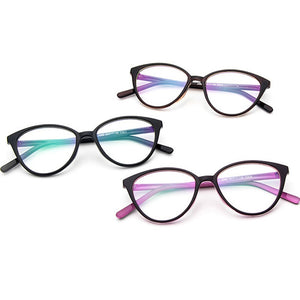 Women Spectacle Glass frame Anti Blue Light Blocking Female clear lens Girls nerd black red optical eyeglasses frame 2020