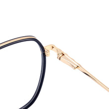 Load image into Gallery viewer, Women Square Eyeglasses Metal Full Rim Small Glasses Frame For Prescription Lenses