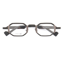 Load image into Gallery viewer, Women Square Glasses Frame Men Optical Eyeglass Frames Pure Titanium  Metal Octagon Rectangular Retro Prescription Spectacles