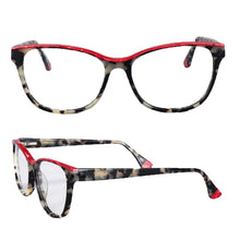 Load image into Gallery viewer, Women Square eyeglass Frame women Cateye vintage glasses frames light acetate tortoise eyeglasses frames eyewear