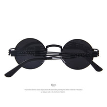 Load image into Gallery viewer, Women Steampunk Sunglasses Men Retro Round Sunglasses Metal Sun glasses Men Oculos De Sol UV400