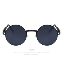 Load image into Gallery viewer, Women Steampunk Sunglasses Men Retro Round Sunglasses Metal Sun glasses Men Oculos De Sol UV400