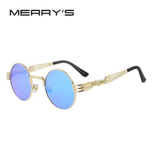 Load image into Gallery viewer, Women Steampunk Sunglasses Men Retro Round Sunglasses Metal Sun glasses Men Oculos De Sol UV400
