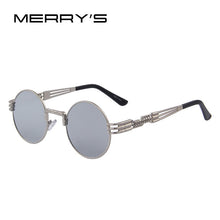 Load image into Gallery viewer, Women Steampunk Sunglasses Men Retro Round Sunglasses Metal Sun glasses Men Oculos De Sol UV400